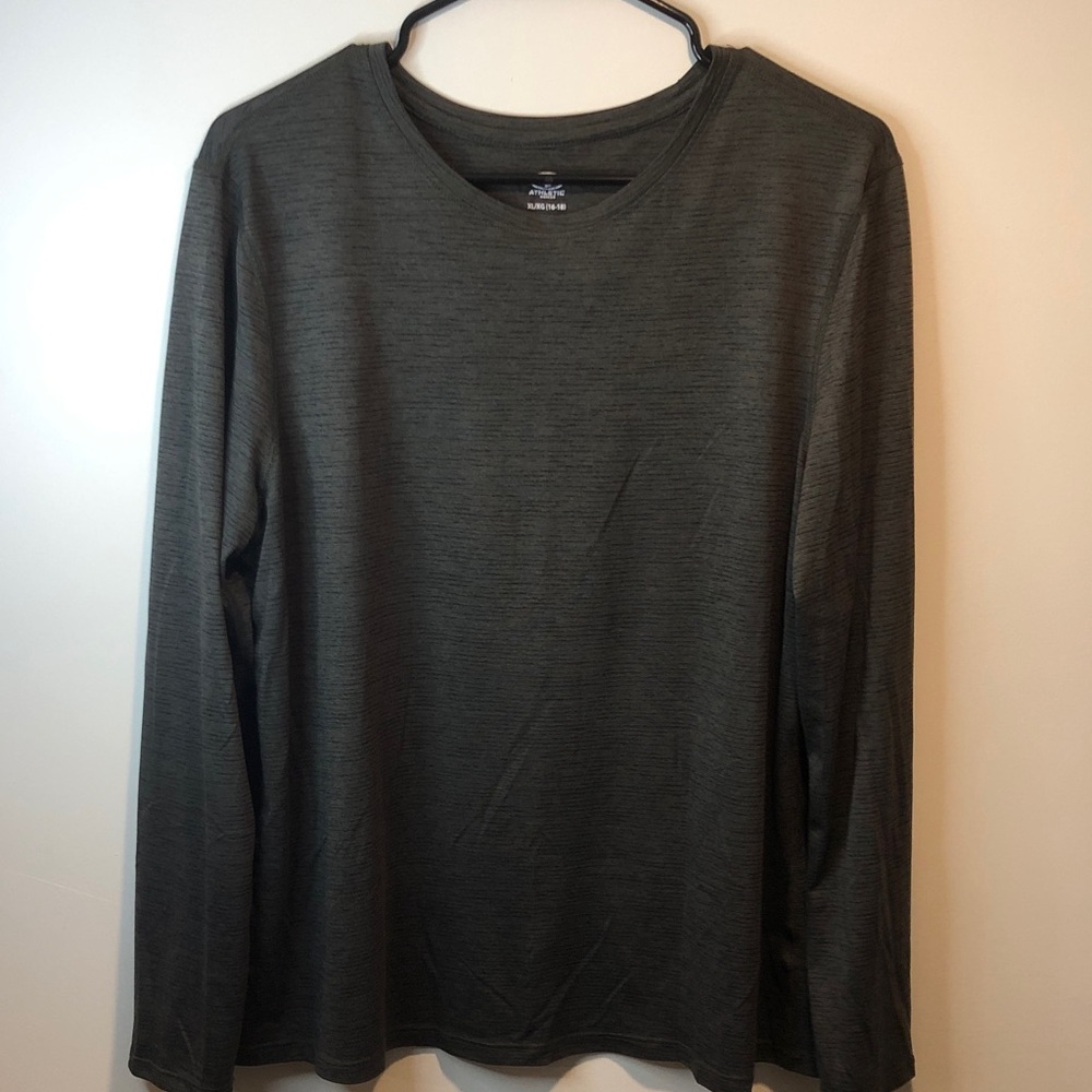 Athletic Works Olive Long Sleeve Tee